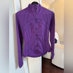 LULULEMON PURPLE DEFINE JACKET SIZE 8